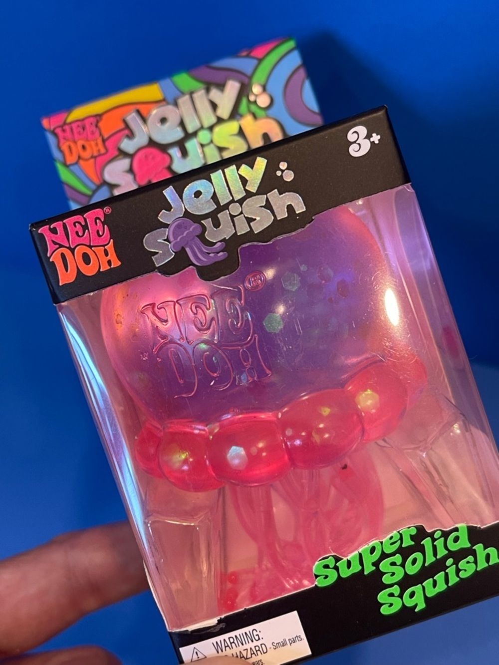 RARE NEEDOH Jelly Squish Super Solid Squish - Pink VIRAL